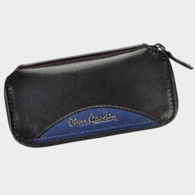 Δερμάτινη Κλειδοθήκη Pierre Cardin 326 Tillak29 Μαύρο Μπλε