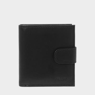 Δερμάτινο ανδρικό πορτοφόλι Lavor 6144 μαύρο