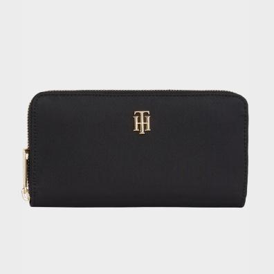 Μεγάλο Πορτοφόλι Tommy Hilfiger Poppy Large Za AW0AW13652-BDS Μαύρο