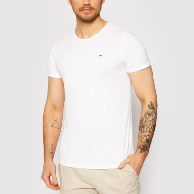 Μονόχρωμο T-shirt Tommy Hilfiger DM0DM09586-BIYBR Άσπρο