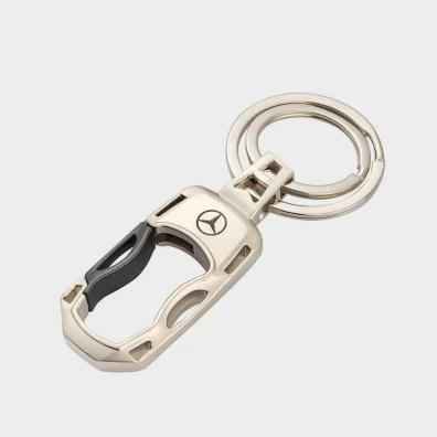 Μπρελόκ Με Λογότυπο Mercedes Auto Set AS3601S Ασημί