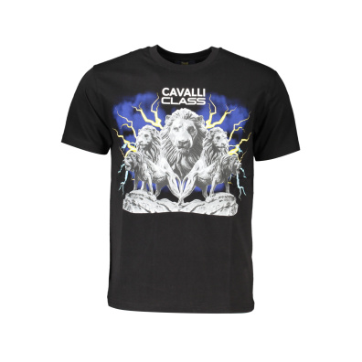 T-Shirt Cavalli QXT60F-JD060-05051 Μαύρο