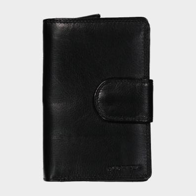 Δερμάτινο Πορτοφόλι Old River 025-SCHWARZ Μαύρο