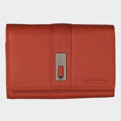 Δερμάτινο Πορτοφόλι Old River 6022-FN Κοραλί