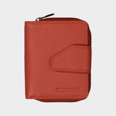 Δερμάτινο Πορτοφόλι Old River AK-81Ν Κοραλί