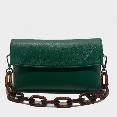 Δερμάτινο Τσαντάκι Χιαστί Pierre Cardin 55067 Πράσινο