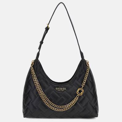Καπιτονέ Τσάντα Ώμου Guess HWQB8984020-BLA Μαύρο