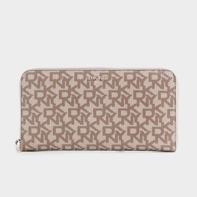 Μεγάλο Πορτοφόλι DKNY R831J658-NHJ Bryant Καφέ Μπεζ