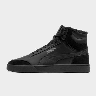 Μποτάκια Puma Shuffle Mid Fur 387609-01 Μαύρο