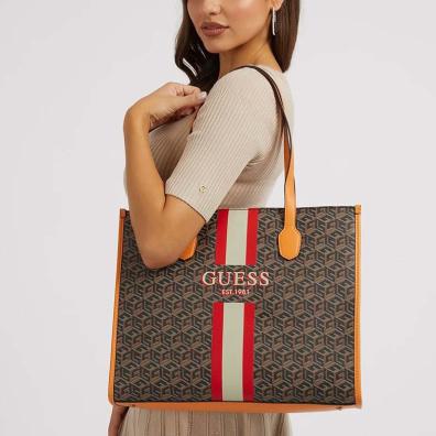 Τσάντα Ώμου Guess HWSC866524 Καφέ