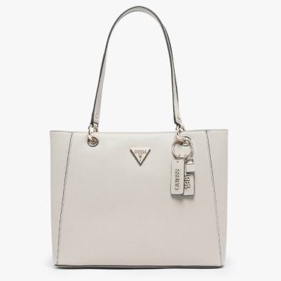 Τσάντα Ώμου Guess Noelle Noel Tote ZG787925 Άσπρο