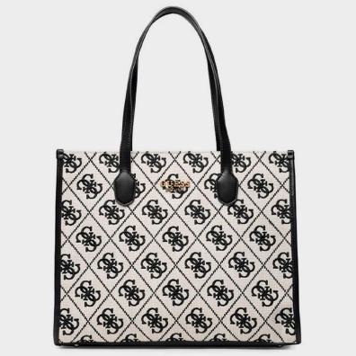 Τσάντα Ώμου Guess SE866524 Άσπρο - Μαύρο