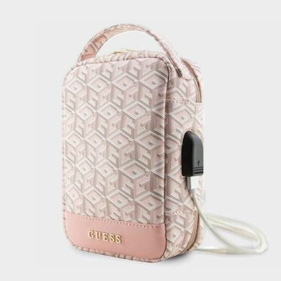 Τσαντάκι Χειρός Organizer Guess GUHBHGCFSEP Ροζ