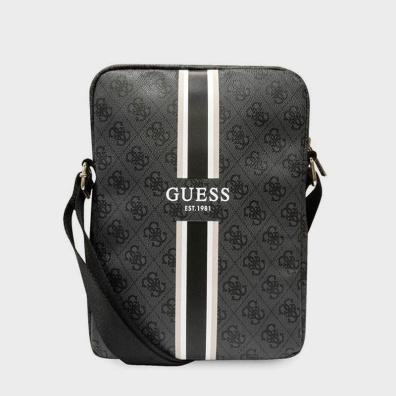 Τσαντάκι Χιαστί για Tablet 10'' Guess 4G Stripes GUTB10P4RPSK Μαύρο