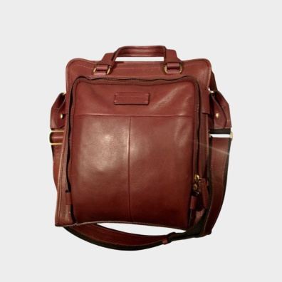 Δερμάτινη Επαγγελματική Τσάντα The Bond 1194 Μπορντό
