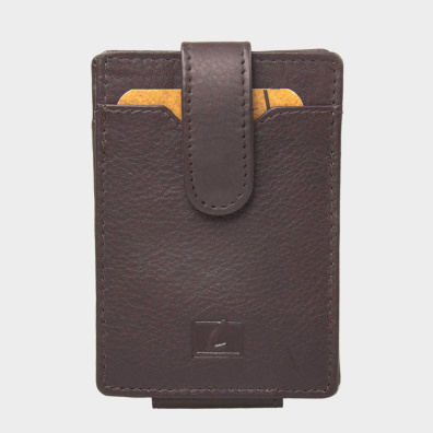 Δερμάτινη Καρτοθήκη Lavor 3773 Καφέ