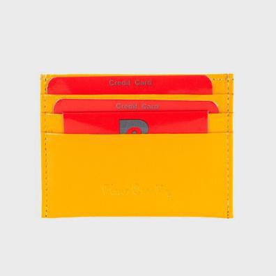 Δερμάτινη Καρτοθήκη Pierre Cardin 475 TILAK42 Κίτρινο
