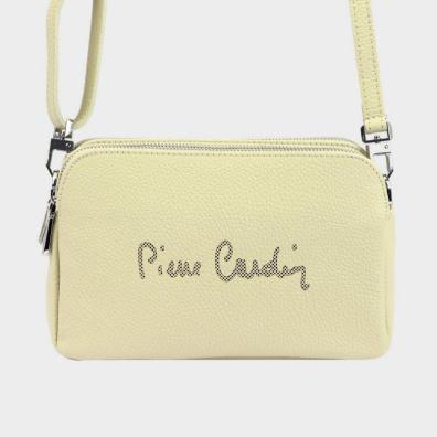 Δερμάτινη Τσάντα Χιαστί Pierre Cardin 1904 FRZ Μπεζ