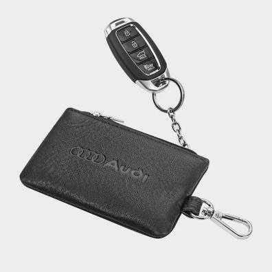 Δερμάτινο Μπρελόκ Audi Auto Set AS1803 Μαύρο