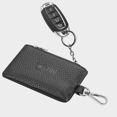 Δερμάτινο Μπρελόκ Fiat Auto Set AS1814 Μαύρο