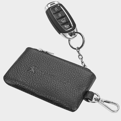 Δερμάτινο Μπρελόκ Peugeot Auto Set AS1811 Μαύρο