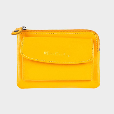 Δερμάτινο Πορτοφόλι Για Κέρματα Pierre Cardin 1749-Tilak Κίτρινο