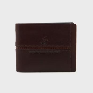 Δερμάτινο Πορτοφόλι - Καρτοθήκη Beverly Hills Polo Club BH-1564 Καφέ