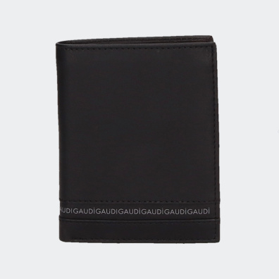 Δερμάτινο Πορτοφόλι - Καρτοθήκη Gaudi V2AI-10720 Μαύρο