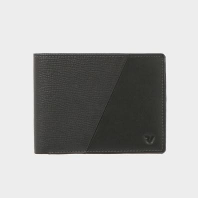 Δερμάτινο Πορτοφόλι - Καρτοθήκη Roncato 41061222 Σκούρο Γκρι