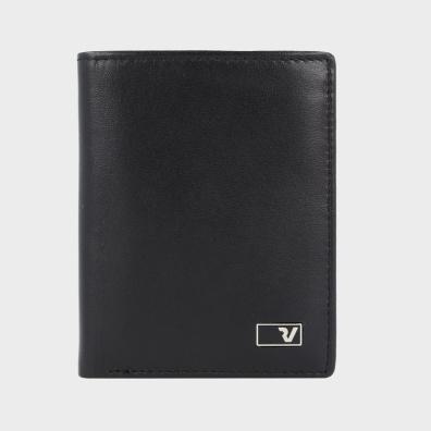 Δερμάτινο Πορτοφόλι - Καρτοθήκη Roncato 41063401 Μαύρο