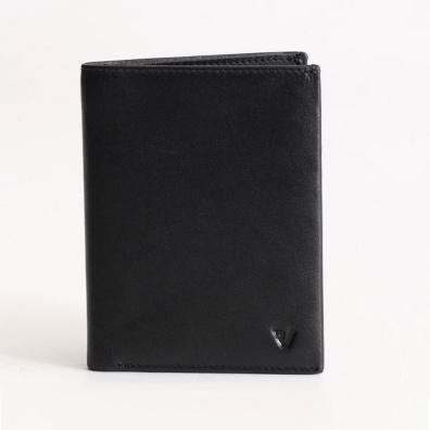 Δερμάτινο Πορτοφόλι - Καρτοθήκη Roncato 412905 Μαύρο