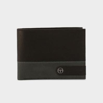 Δερμάτινο Πορτοφόλι - Καρτοθήκη Sergio Tacchini K50TTNP053 Μαύρο