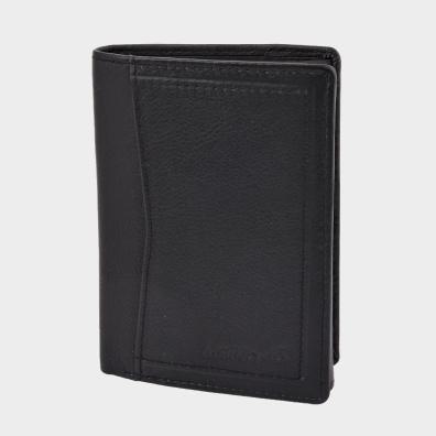 Δερμάτινο Πορτοφόλι Lavor 3211 Μαύρο