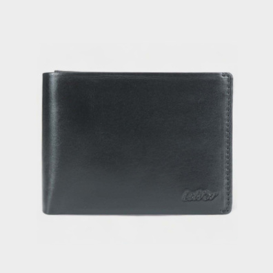 Δερμάτινο Πορτοφόλι Lavor 6008 Μαύρο