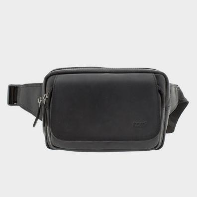 Δερμάτινο Τσαντάκι Μέσης RCM H-34 Μαύρο