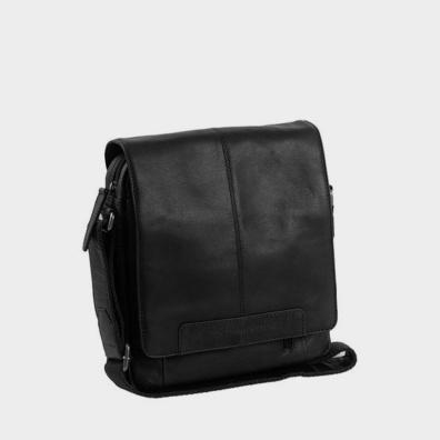 Δερμάτινο Τσαντάκι Χιαστί The Chesterfield Brand C48.055000 Μαύρο