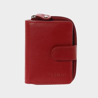 Μικρό Δερμάτινο Πορτοφόλι - Κλειδοθήκη Lavor 1-3863 Κόκκινο