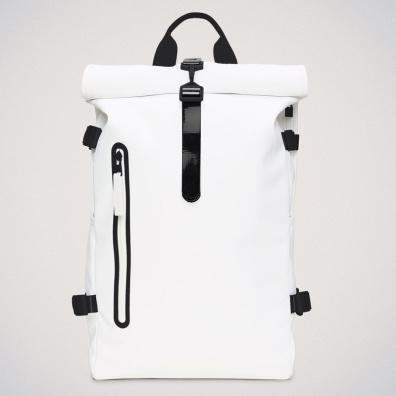 Σακίδιο Πλάτης Rains Rolltop Rucksack Contrast W3 14710-30 Άσπρο