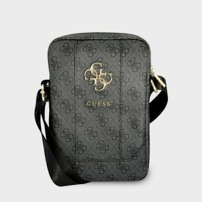 Τσάντα Χιαστί Για Tablet 10" Guess GUTB10G4GFGR Μαύρο Γκρι