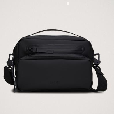 Τσάντα Χιαστί Cargo Box Bag W3 Rains 14110-01 Μαύρο