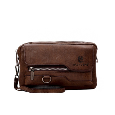 Τσαντάκι χιαστί MD-7926 - Καφέ