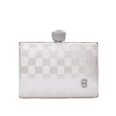 Τσάντα φάκελος clutch -JH-21985 - Ασημί