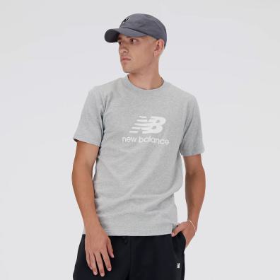 T-shirt New Balance MT41502-AG Γκρι