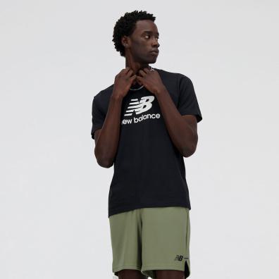 T-shirt New Balance MT41502-BK Μαύρο