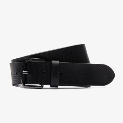 Δερμάτινη Ζώνη Lacoste RC4084-000 Μαύρο