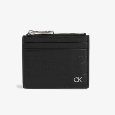 Δερμάτινη Καρτοθήκη Calvin Klein K50K510885-BAX Μαύρο