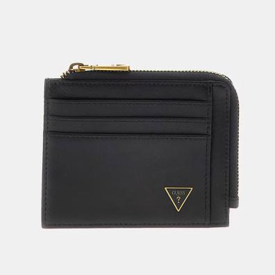 Δερμάτινη Καρτοθήκη Guess Scala SMSCLELEA75-BLA Μαύρο