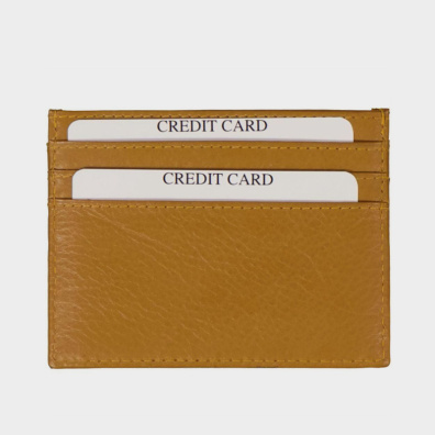 Δερμάτινη Καρτοθήκη Old River 1044 Κάμελ