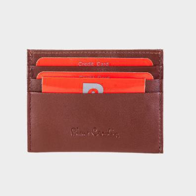 Δερμάτινη Καρτοθήκη Pierre Cardin 475 TILAK42 Καφέ