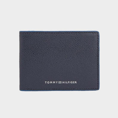 Δερμάτινη Καρτοθήκη Tommy Hilfiger AM0AM11607-DW6 Σκούρο Μπλε